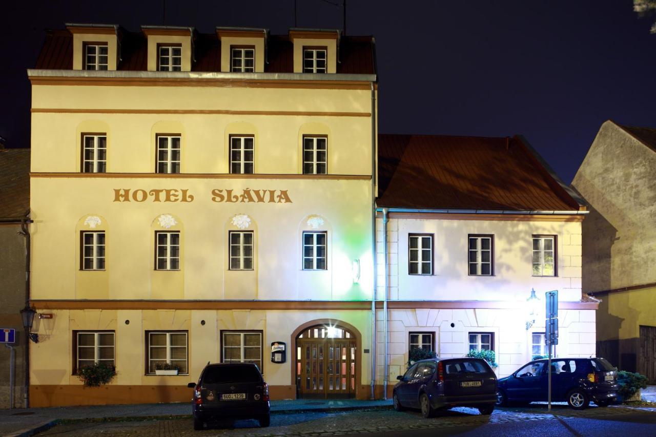Hotel Slávie Klášterec nad Ohří Exterior foto